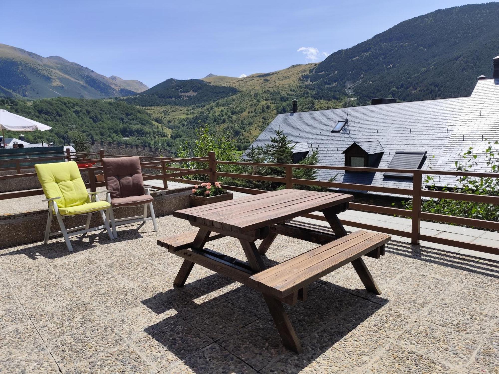 Apartamento con terraza y vistas panorámicas en Taüll Taull Exterior foto